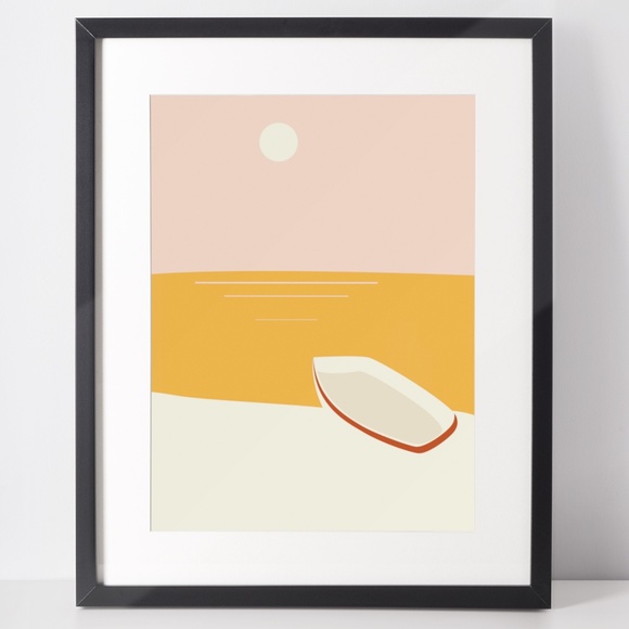 Other - Abstract Landscape Wall Art Print Poster Unframed